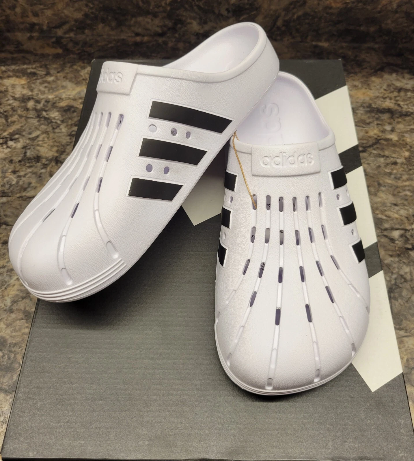 Zoccolo Adidas adillete Uomo Taglia 10