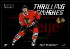 2019-20 O-Pee-Chee Platinum Thrilling Finishes Alex DeBrincat Chicago Blackhawks
