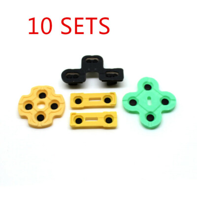 10 Sets For Playstation 2 PS2 Controller Repair Conductive Rubber Silicon Pads