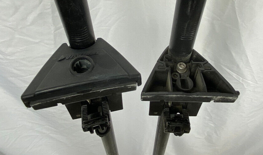 Yakima 66" Roof Rack Round Load Bars With End Caps + Rail Grab Clamp