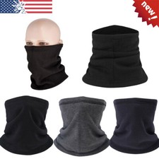 Winter Neck Warmer Gaiter Fleece Windproof Face Mask Cover Scarf for Men Women