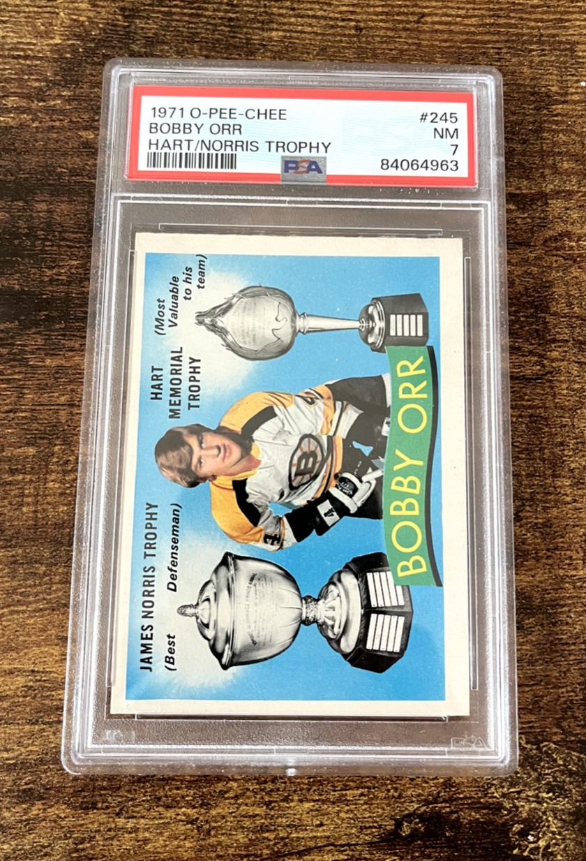 1971 O-Pee-Chee Bobby Orr #245 PSA 7