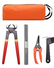 8 inch Farrier Hoof Tool Kit  5 Piece  Mini Rasp Hoof File Goat Pig Equine
