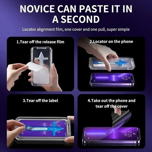 Tempered Glass PRIVACY Screen Protector For iPhone 17 16 15 14 13 12 11 Pro Max - Picture 21 of 21