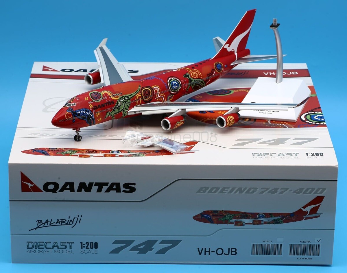 JC Wings 1:200 カンタス航空 B747-400ER VH-OEI JC Wings Qantas B747-400ER VH-OEI 