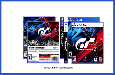 CUSTM REPLACEMENT CASE NO DISC Gran Turismo 7 PS5 PS4 SEE DESCRIPTION 