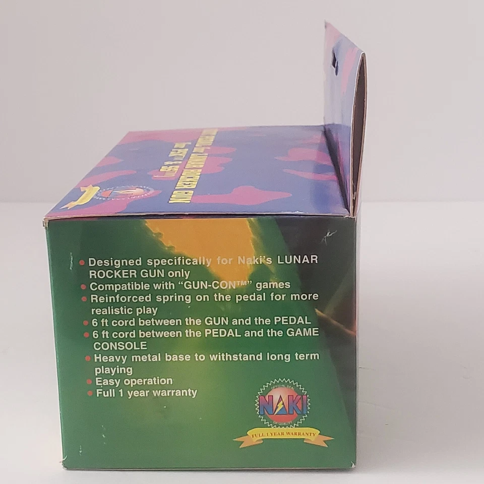 Naki Foot Pedal for Lunar Rocker Gun Sony Playstation PS1 and Sega Saturn New - Image 3 of 4