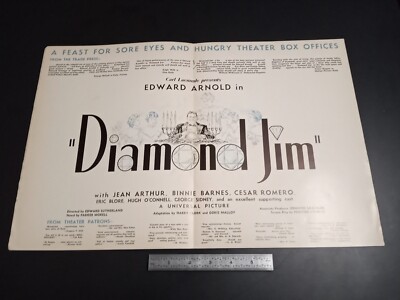 Hollywood Reporter 7 15 1935 Diamond Jim Edward Arnold Binnie Barnes Jean Arthur