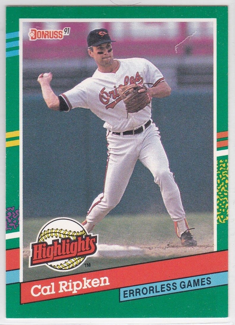 M) 1991 Donruss Baseball Trading Card - Cal Ripken BC-17
