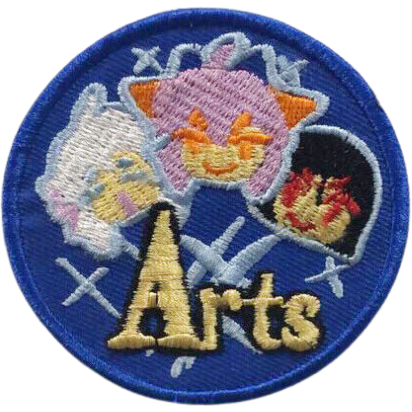 Colorful Embroidered Iron-On or Sew-On Badge Patch for Clothes