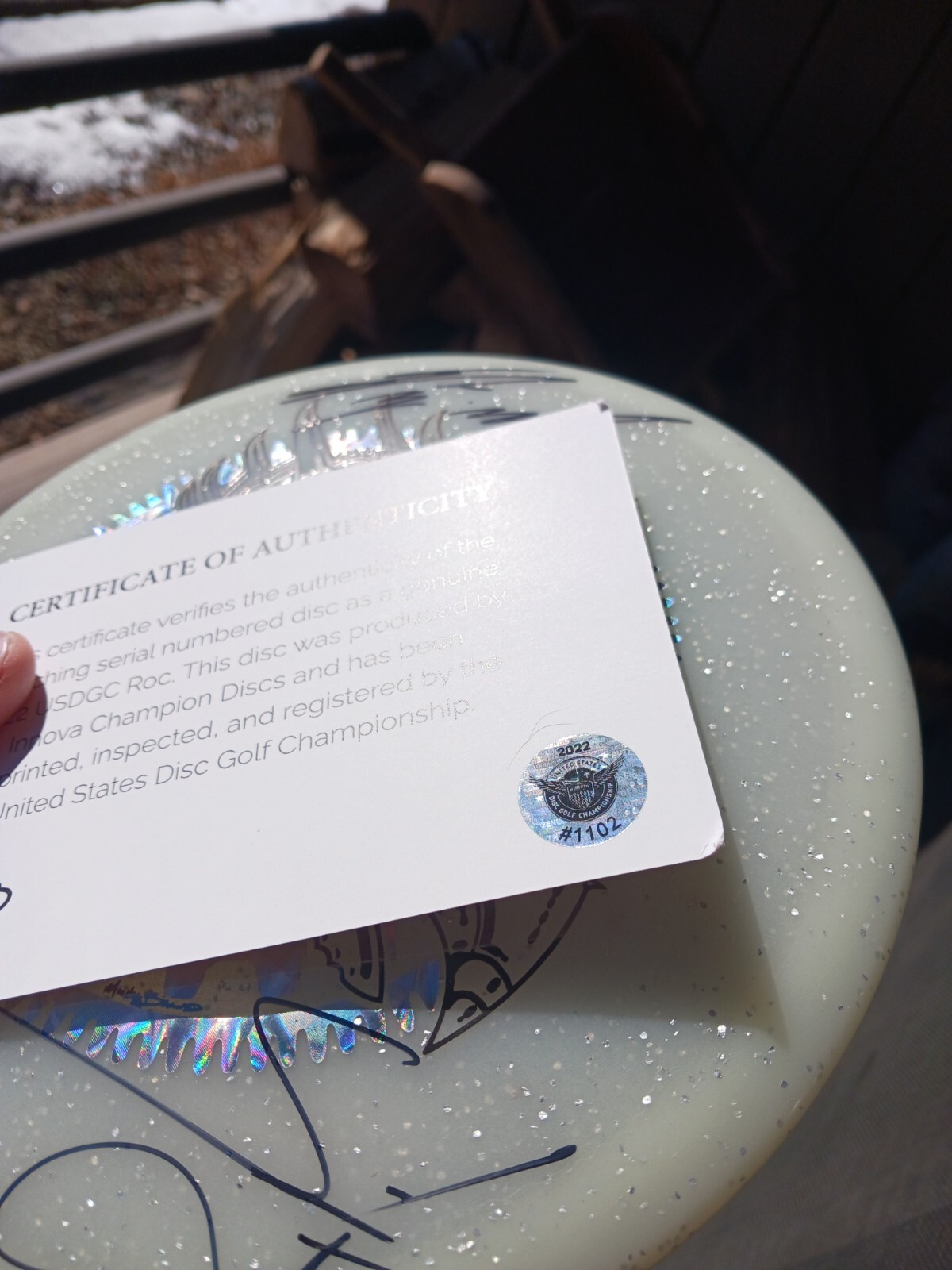 2022 USDGC ROC "Robot Roc" 1/2000 Signed By Eagle McMahon And Simon Lizotte 