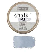 Gravel Gray Chalk Paste by Redesign with Prima NEW Stencil Paste 3.4oz