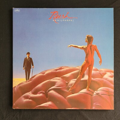 Rush  Hemispheres 1st NL 1978 Mercury   9111 005  feat. a very rare Promo Poster