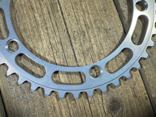 Plato Shimano 41T Fixie Track Old School BMX 5 brazos 130 BCD Japón vintage - Imagen 4 de 10