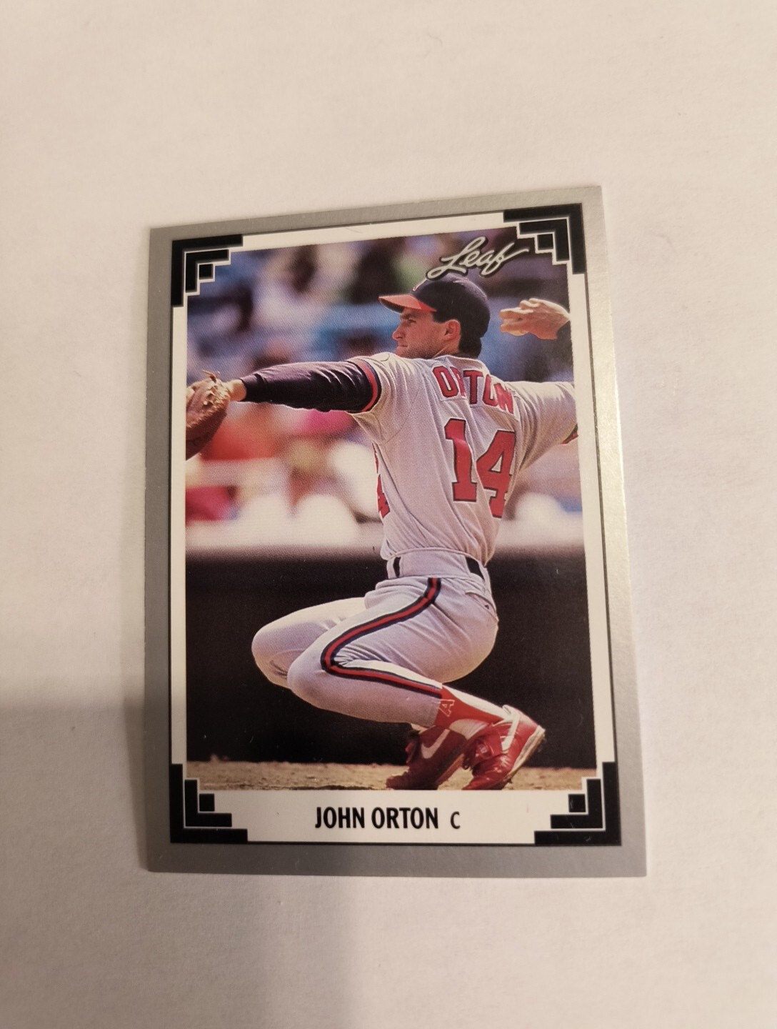 JOHN ORTON 1991 LEAF #191 FREE SHIPPING