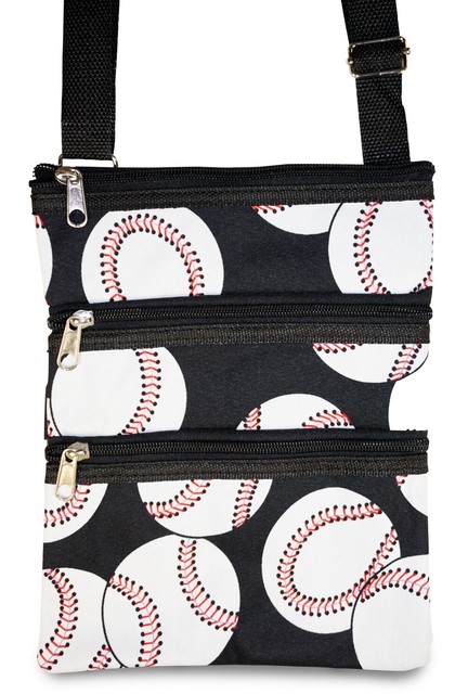 baseball crossbody purse