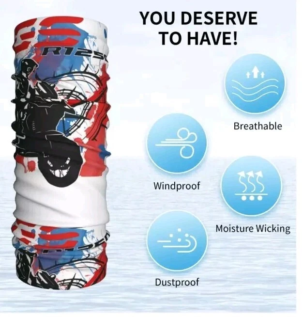 Scaldacollo Bandana Stampata BMW Gs - Immagine 2 di 4