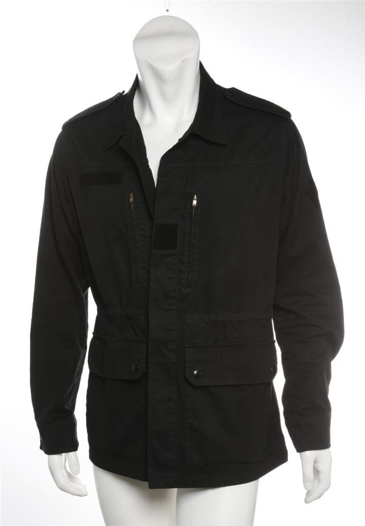 SAINT LAURENT Giacca Cargo Uomo Nero Cotone IT 52 US 42 NUOVO