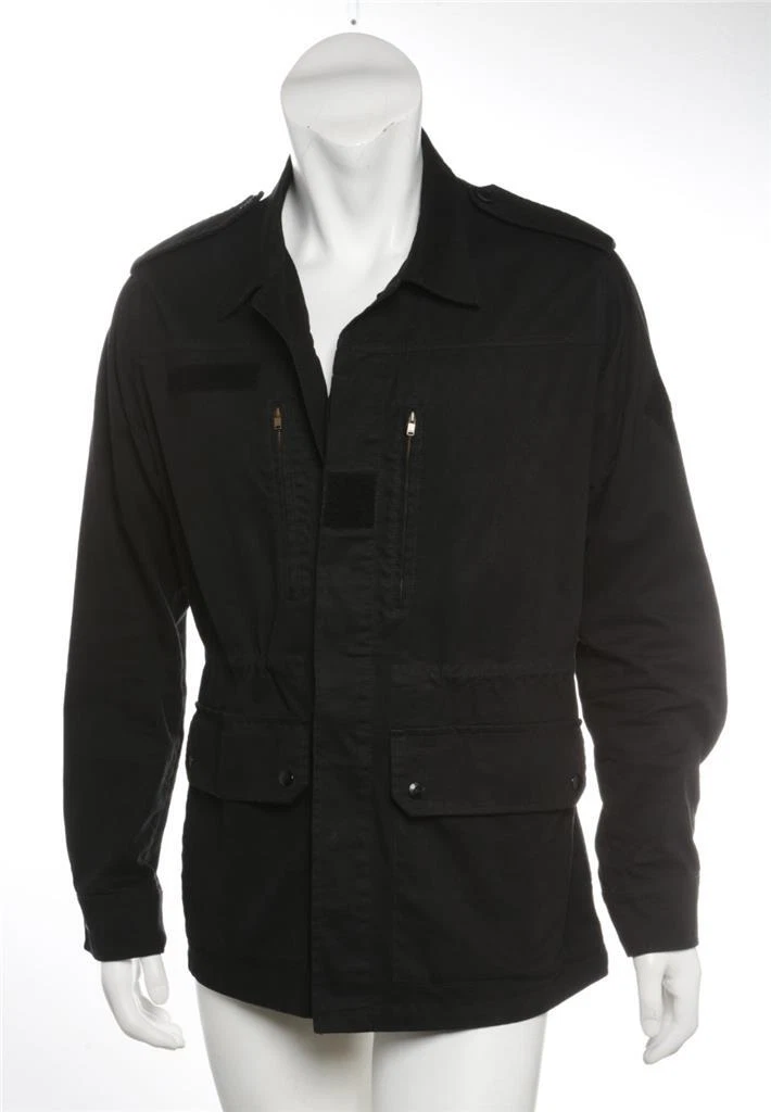 SAINT LAURENT (YSL) SAINT LAURENT Giacca Cargo Uomo Nero Cotone IT 52 US 42 NUOVO