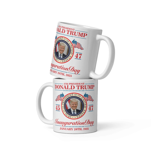 Donald Trump Vance Inauguration Day 2025 Coffee Mug, 47th US President Trump Cup - Picture 3 of 10