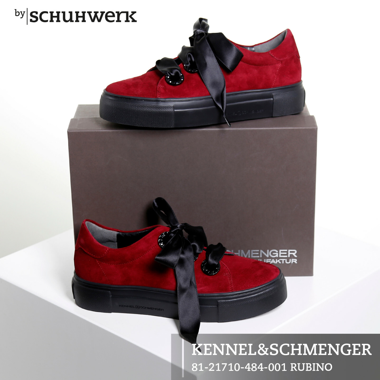 Kennel & Schmenger Damen Turnschuhe 81-21710-484 rubinrot Kennel & Schmenger Damen Turnschuhe 81-21710-484 rubinrot
