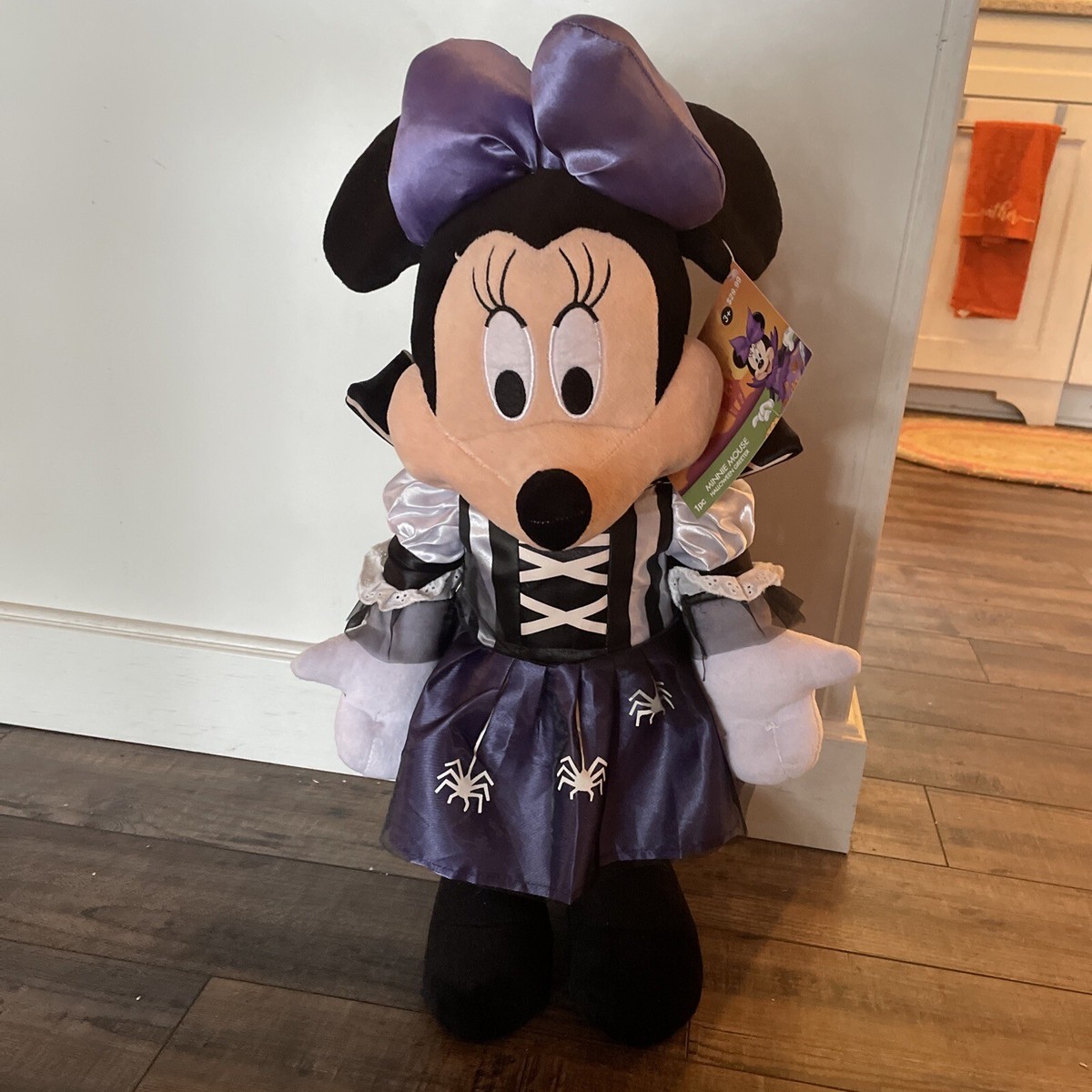Minnie Mouse Vampire Costume STANDING Purple Black SPIDER