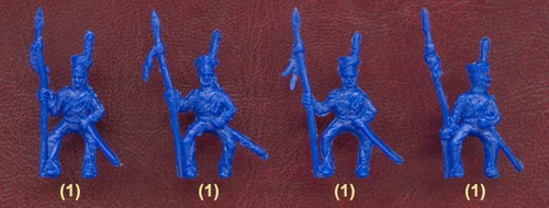 Strelets-R 1/72 102 Uhlans franceses en uniforme de verano (Guerras napoleónicas) - Imagen 3 de 7
