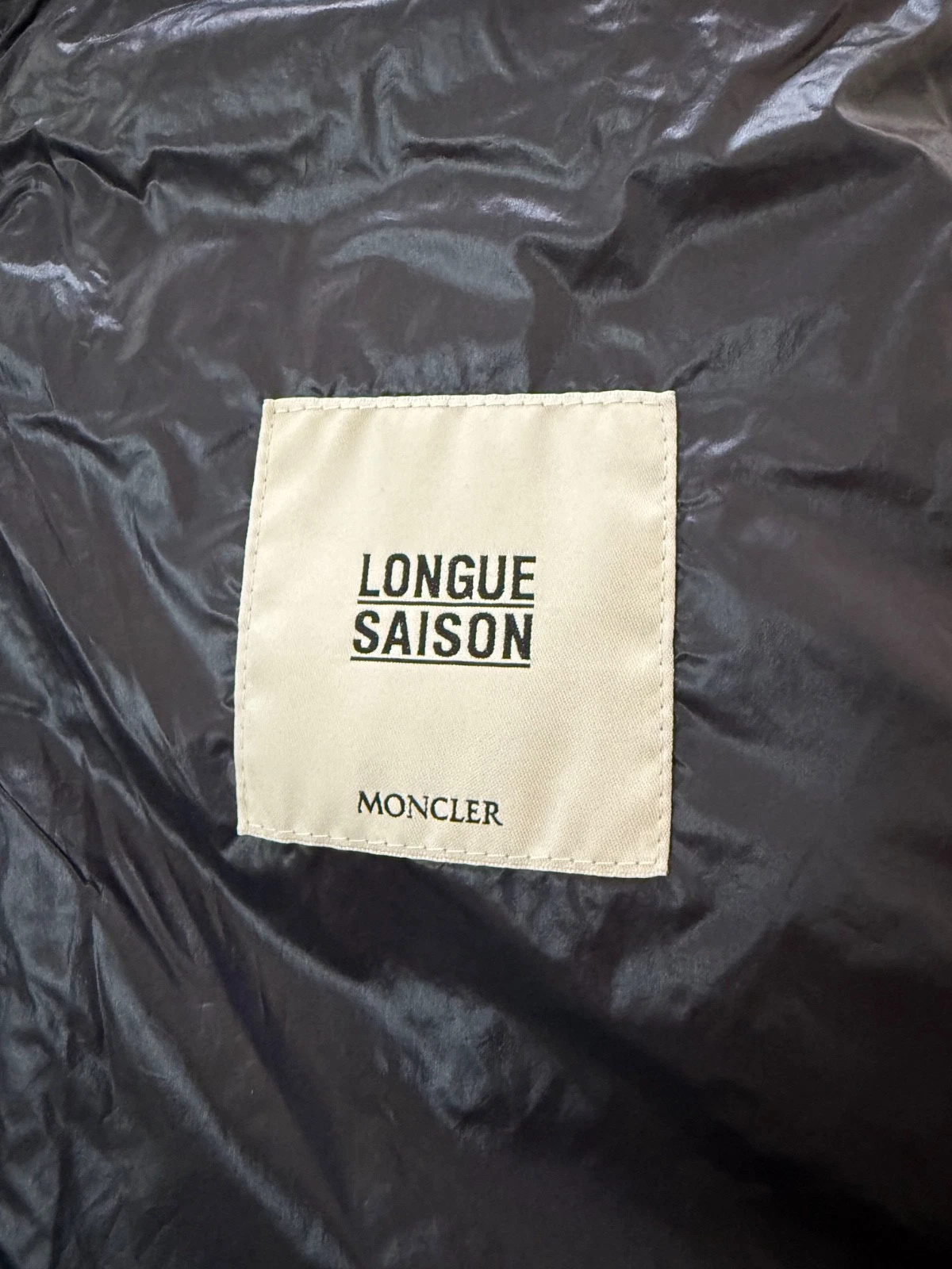 Men’s Moncler Longue Saison Daniel Down Jacket Size 2 Night Blue light weight image 14