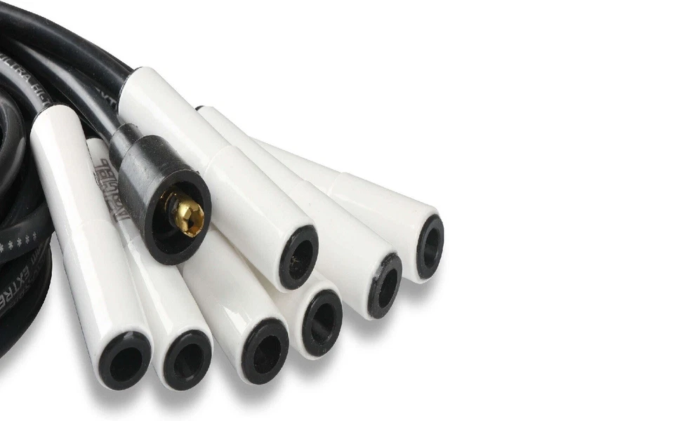 Juego de cables de bujía ferroespiral de silicona cerámica Accel 9000C para Coronet Dart Foto 3 de 4