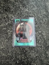 2024 Topps Chrome Star Wars Hyperspace Aqua Sonar Refractor Mustafarian /199