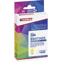 Edding Druckerpatrone Ersetzt Brother LC-3219XLY Kompatibel Gelb EDD-586