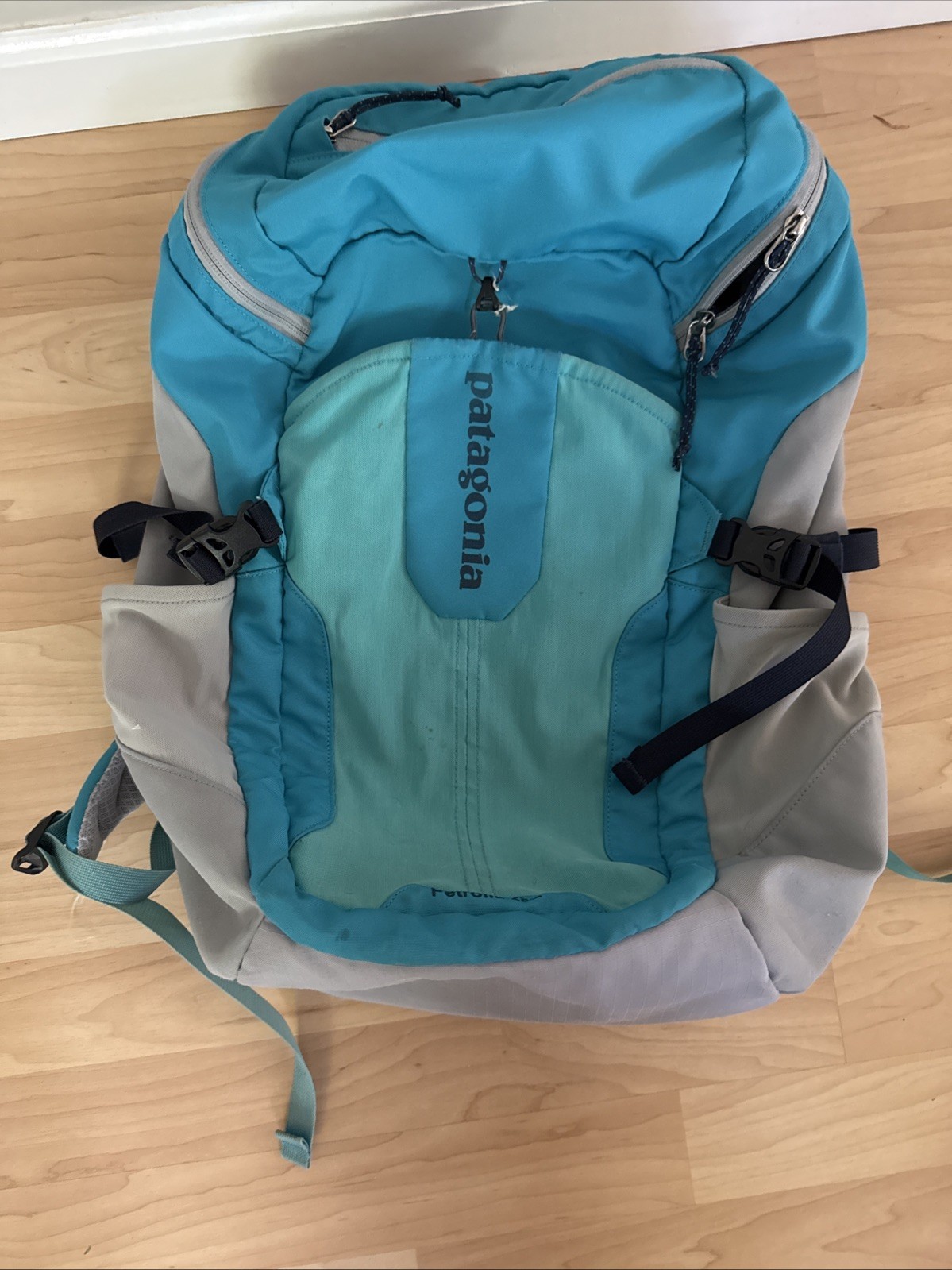 Adult Blue Laptop Sleeve Hiking Pack Cut