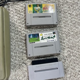 Nintendo Super Famicom Console Bundle SFC Japan Import 2 Controllers Games RF