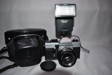 Praktica MTL 5 , Objektiv Carl Zeiss Jena, Pancolar 1,8/50 MC, mit Tasche