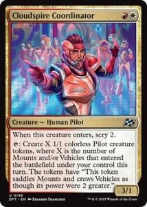 Cloudspire Coordinator 196 Aetherdrift Uncommon