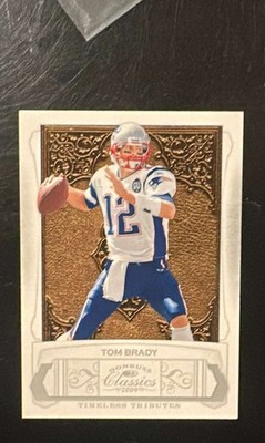 2009 Donruss Classics #59 Tom Brady Timeless Tributes Silver #/100