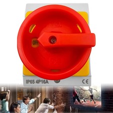 16A 4P Rotary Isolator Switch 16amp 4 Pole 230V-440V Rotary Isolator Switch Tool