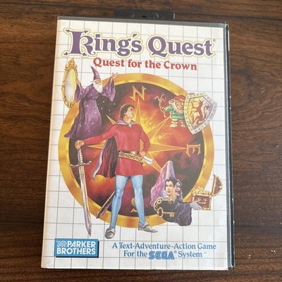 King's Quest: Quest for the Crown (Sega Master System SMS, 1989)Tested No Manual