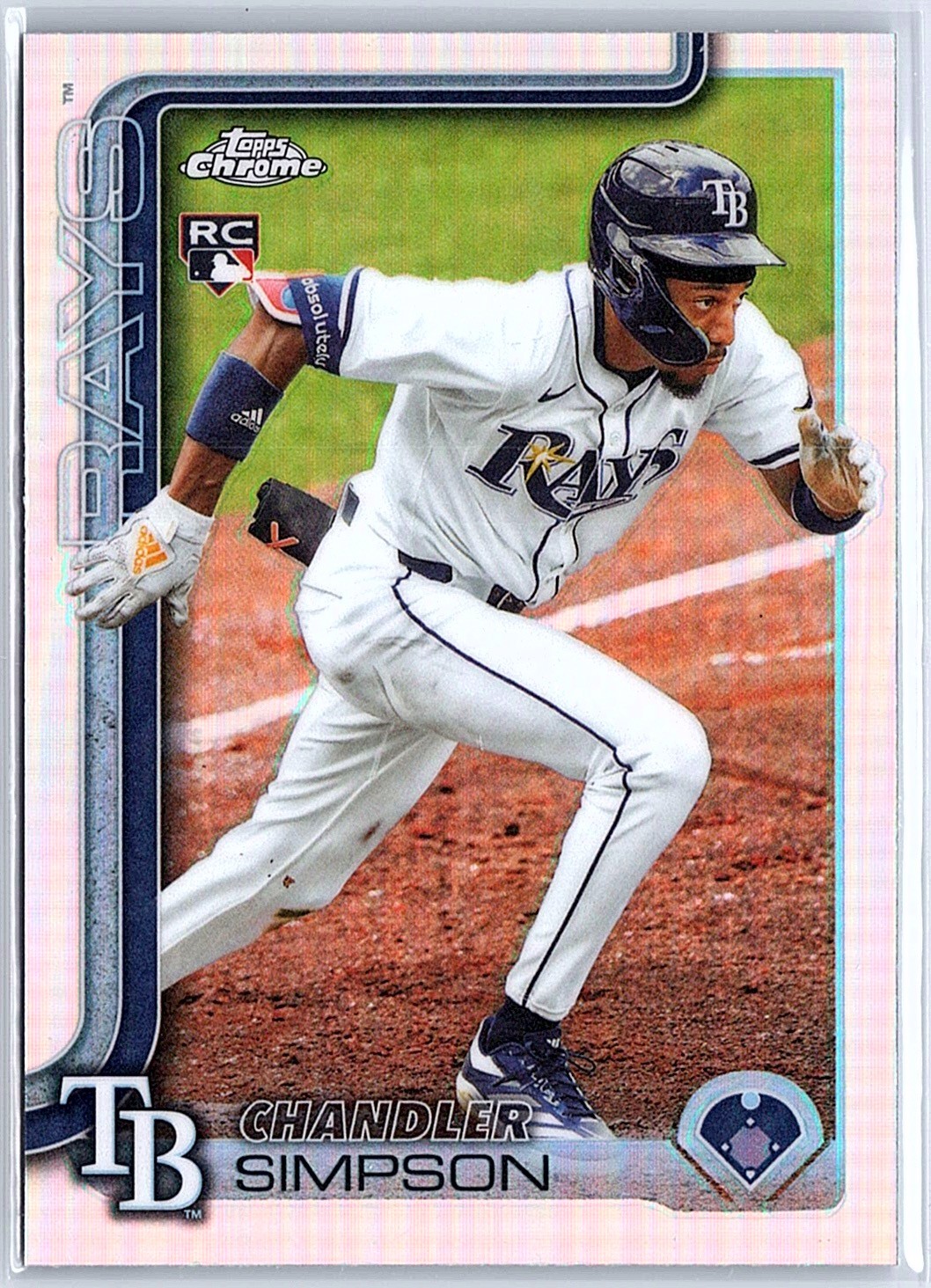 2025 Topps Chrome Update Chandler Simpson #USC179 Refractors Tampa Bay Rays