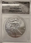 2016 AMERICAN SILVER EAGLE $1 ANACS MS 69