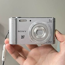 Sony Cyber-shot DSC-W800 20.1 MP 5x Optical Zoom silver Digital Camera 90 new