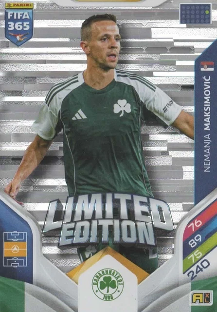 Panini 365 Adrenalyn XL 2026 Limited Edition Nemanja Maksimovic