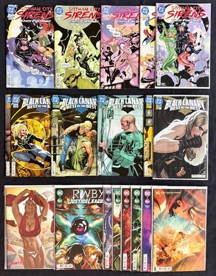 2021-25 DC Gotham City Sirens, Black Canary, RWBY! Complete MiniSeries LOT of 19