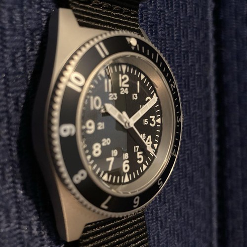 Benrus Type II Hommage US Military Fliegeruhr Quarz Neu - Bild 3 von 9