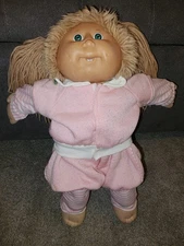 Cabbage Patch Kid Doll Girl With 2 Bottom Teeth 1985 Signed Braids Mold 8 READ