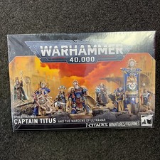 Warhammer 40K Space Marines: Captain Titus and The Wardens of Ultramar NIB 