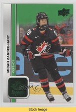 2023 Upper Deck Team Canada Juniors Women's WC Green Micah Zandee-Hart READ f6d