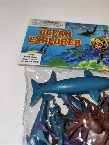 Vintage Toys OCEAN EXPLORER plastic Scuba Divers figures #7TCT7 Sea Life NEW - Picture 4 of 4