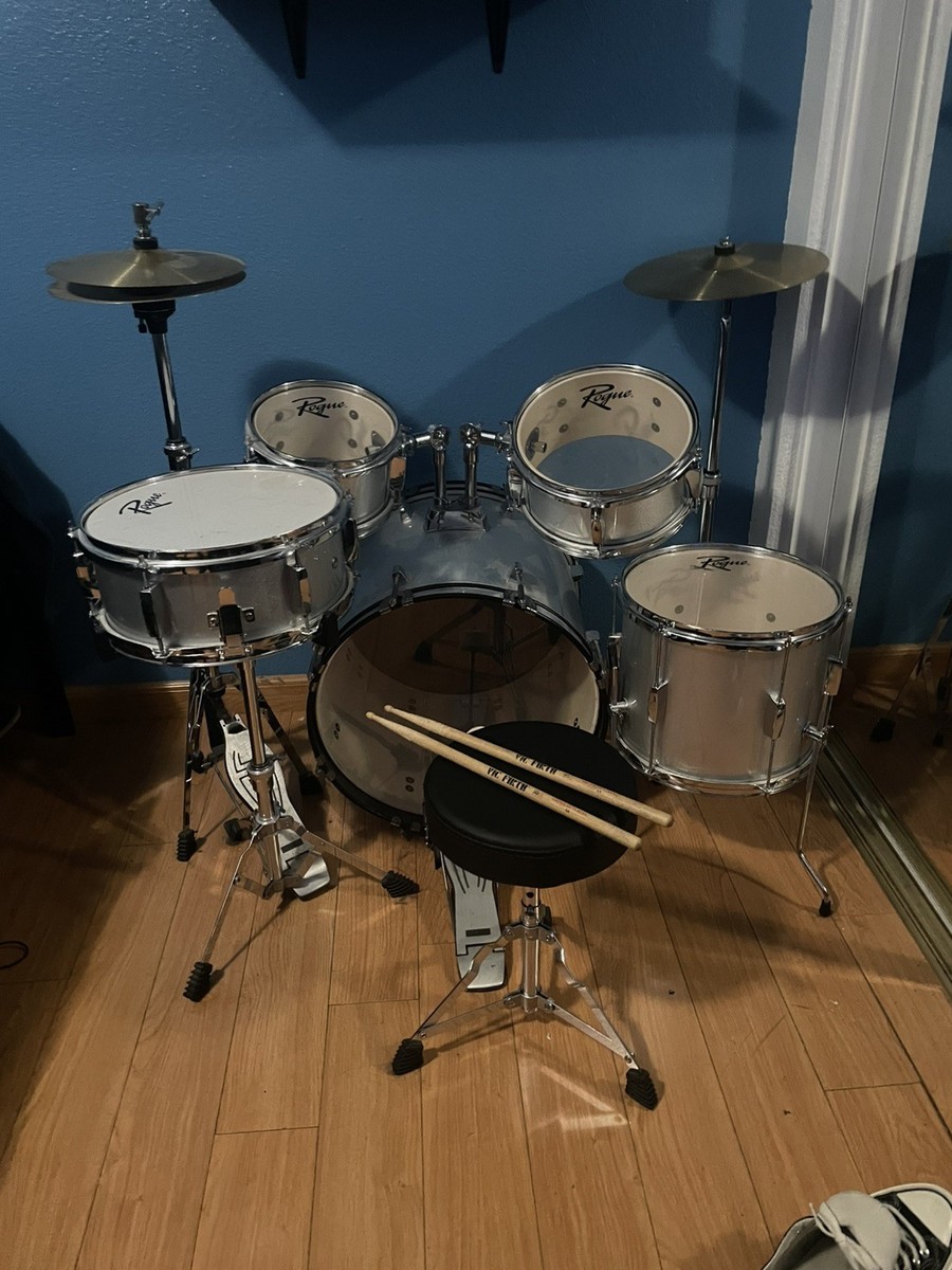 Rogue RGD0520BLK 5 Piece Complete Drum Set - Black for sale online