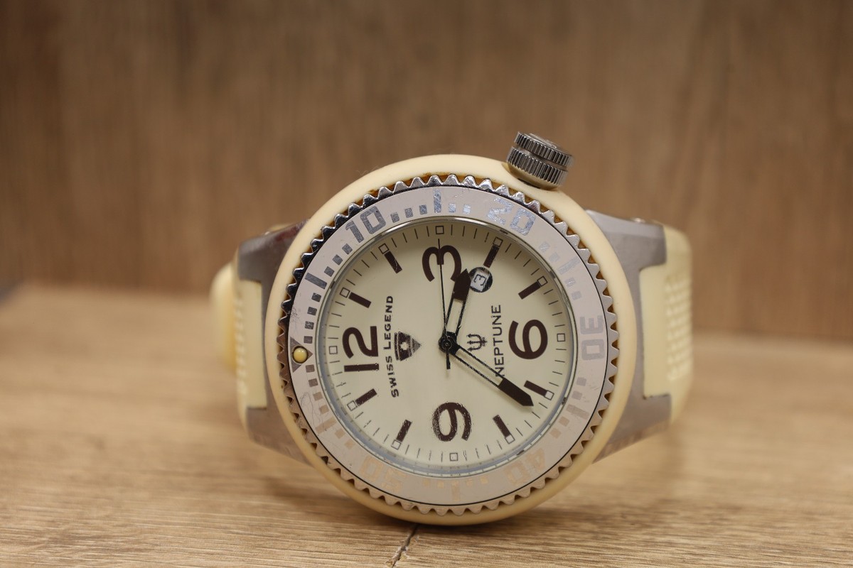 Swiss Legend White Neptune Sport Watch White Swiss Legend Neptune Swiss Made 52mm Men main image 4